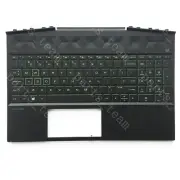 New For HP Pavilion 15-DK TPN-C141 Palmrest Upper Case Backlit Keyboard