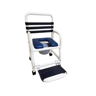 Mor-Medical Deluxe New Era Patented Infection Control Shower Commode Chair, 18"