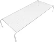 IWOWHERO Metal Monitor Stand Riser Mesh Design for Home Office School Ergonomic Computer Riser for Improved Posture Eye Health Single