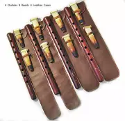 4 Armenian PRO DUDUK 8 REEDS 4 Cases DUDEK Professional Zurna Oboe Mey Ney Flute