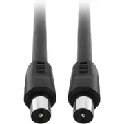 PRO2 FL6Q-1.5PP 1.5M Rg6quad PAL Flylead PAL Plug To Plug Lead - Black Length:1.5M 1.5M RG6QUAD