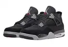 AIR JORDAN 4 RETRO SE GS BLACK CANVAS DV0553-006