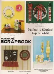 Nursery Accesories Patterns & More - Craft Book:#PD1151 Macrame Scrapbook