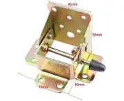 90 Degree Self-locking Folding Table Leg Extension, Folding Shelf Support, Telescopic, Hidden, 2pcs