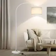 Arc Floor Lamp, Modern Floor Lamp for Living Room with Adjustable Lamp White