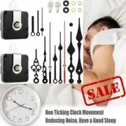 2 Pieces High Torque Non Ticking Clock Movement Mechanism 4 Pack Clock Hands DIY