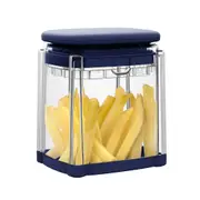 Davis & Waddell 4in1 Fruit/Vegetable Chopper Box/Kitchen Slicer 15cm White/Blue