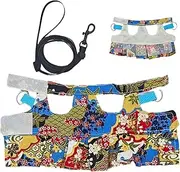 Adjustable Lizard Harness, Reptile Lizard Harness | Amphibian Devices - Soft and Adjustable Vest Accessories Leaves Lizards, Chameleons, Hamsters, Mice