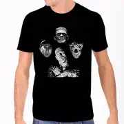 Universal Monsters Men's Classic Monster Horror Band Tee Shirt Halloween Goth