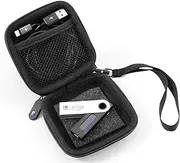 Carry Case For Cryptocurrency Bitcoin Hardware Wallet Fits Ledger Nano S Satoshi Labs Trezor the Bitcoin Safe USB Cable and Compact Accessories