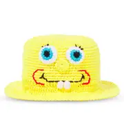 [Stella McCartney Kids] Stella McCartney Kids x SpongeBob crochet bucket hat One Size yellow