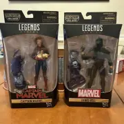 Marvel Legends 2018 Captain Marvel CAPTAIN MARVEL & Genius-Vell Build A Figure