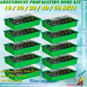 10/20/30/40/50x Propagator Seedling Tray Clear Dome Hydroponics Propagation Kit