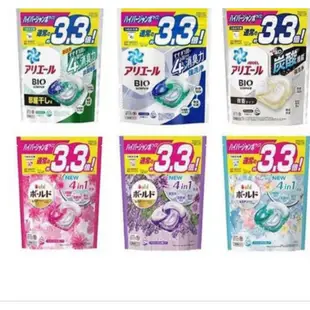 日本P&G 寶僑 3D 4D強力洗衣膠球 雙倍洗衣凝膠球 洗衣精 清潔劑 洗衣精球 洗精球 洗衣球 39入 44入~恩恩