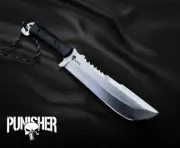 Punisher Movie Replica Knife with Leather Sheath | M4X Knife | Replica Knife