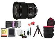 Sigma 50mm f/1.4 DG HSM Art Lens for Nikon F with Tripod and More (International