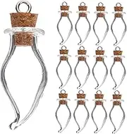 ERINGOGO Diy Wishing Bottles Set 30pcs Glass Decorative Bottles Cork Lids Craft Jars for Storage