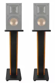 Pair 28" 2-Tone Speaker Stands For Klipsch R-15M Bookshelf Speakers