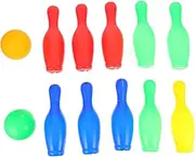 GANAZONO 1Set Interactive Bowling Parent Bowling Game Kit Educational Sports Development for Fun Enhances Motor Skills Coordination