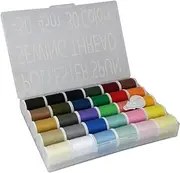 [LEONIS] 30 Color Handy Polyester Sewing Threads 45 m / 50 yds Each [ 93011 ]