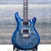 PRS S2 Custom 24 Flamed Maple Top Faded Gray Black Blue Burst El. Guitar w/Bag