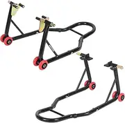 Motorcycle Stand FRONT REAR Motorbike Lift Heavy Duty Paddock Carrier Bike Hoist