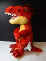 BUILD A BEAR Red T-REX Dinosaur BAB Plush Soft Stuffed TOY 19"