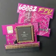 Newly made Classic II 68882 FPU coprocessor card for Apple Macintosh computers