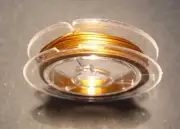 10 rolls x 10 meter Spool 0.45mm Tiger Tail 7 Thread Beading Wire - Gold Tone