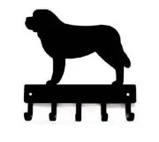 Saint Bernard Dog Key Rack/ Leash Hanger Made in USA
