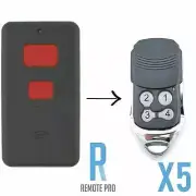 5 x Liftaway LA236 303MHz Compatible Garage Door Remote