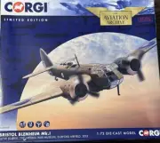 Rare Corgi AA38408 Bristol Blenheim MK.1 L6739 (G-Bpiv) Duxford Airfield