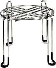 Water Filter Stand 8" Tall by 9" Wide Compatible with Berkey, Countertop Steel Stand for Most Medium Gravity Fed Water Coolers - Quality Stainless Steel - Fills Glasses, Pitchers, Water, Heavy Duty