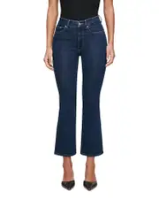 DL1961 Bridget Boot High Rise Instasculpt Crop Jeans in Lunar Sky