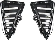 2Pcs Car LED Daytime Running Light Fog Lamp DRL Flowing Yellow Turn Signal Light for Geely Coolray X50 2021