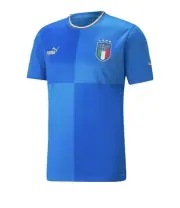 Puma Mens FIGC 2022-23 Italy Home Jersey Ignite Blue-Ultra Blue Medium NWT $90