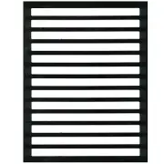 Letter Writing Guide, Black Plastic, Low Vision, Writing Template, Easy to Use