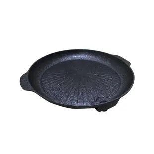 韓國火烤兩用圓弧烤盤NU-R+鵝頭牌料理湯鍋26cm