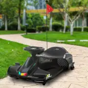 5 MPH Aosom Electric Go Kart, 12V Battery Powered Ride on Toy with Slow Start,