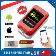 LOT Oximeter Pulse Fingertip SpO2 Heart Rate Blood Oxygen Saturation Monitor APP
