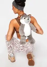 What A Wolf Plush Backpack