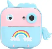 Generic Kids Camera Instant Print, Kids Camera 1080P HD Video Digital Camera with Print Paper, Christmas Birthday Gifts for Girls and Boys, Toddler Toy for 3 to 14 Years Old (Blue+Pink)