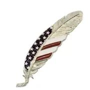 Toro Loco Classic Hat Feather USA Flag