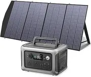 ALLPOWERS Portable Power Station R600 299Wh 600W LiFePO4 Battery w/ 200W Solar Panel SP033 Solar Generator 1 Hour Fast Charging MPPT UPS Power Supply Backup for Emergency Camping RV Home Use