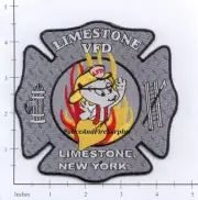 New York - Limestone NY Volunteer Fire Dept Patch - Casper