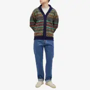 [Jamiesons of Shetland] Jamieson's of Shetland Fair Isle Shawl Collar Cardigan