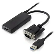 Alogic VGA-HDUP Portable VGA to HDMI Adapter with USB Audio 1080p