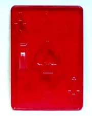 HRM Vintage Design Red Cookie Cutter - Playing Card Ace of Spades Casino Poker