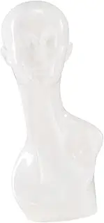 OIIBWQ Mannequin Head Wig Stand Cap Holder Hat Display Stand Hat Rack for Headband Home, White