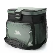 Portable 16-Can Zipperless Cooler Sea Foam Green with Hard Liner, Insulated